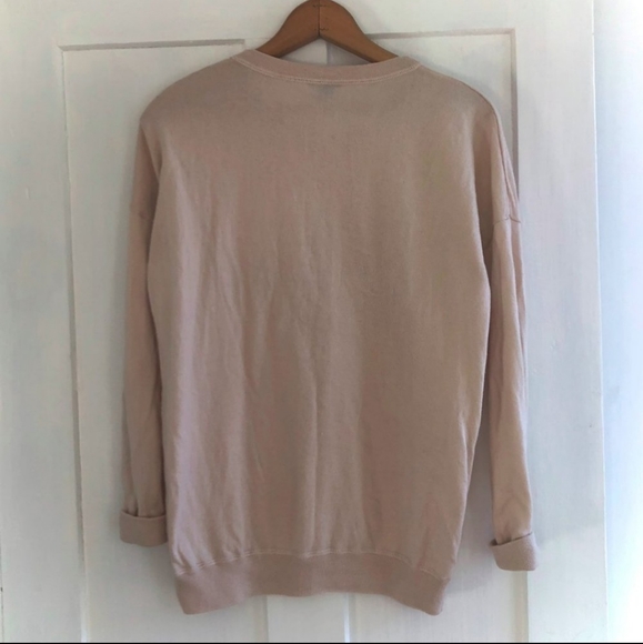 😍 Theory Cashmere Blend Crew Neck Sweater - Picture 5 of 6
